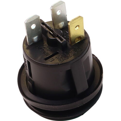 product image for Waterproof 12V/24V Push Switch 10Amp Current Capacity, With Green LED Illumination