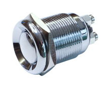 Stainless Steel Momentary Push Switch 20Amp Current Capacity With Screw Terminals