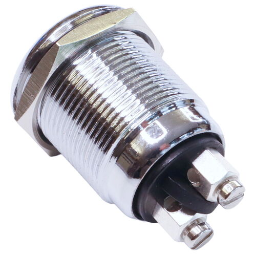 product image for Stainless Steel Momentary Push Switch 20Amp Current Capacity With Screw Terminals