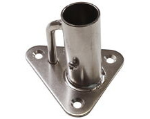 Stanchion Mounting Bracket For 25mm Stanchion Posts Mounting To Deck
