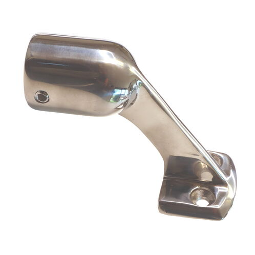 product image for Stainless Steel Handrail End Support Fitting, In Polished 316 Stainless Steel, 2 Sizes Available