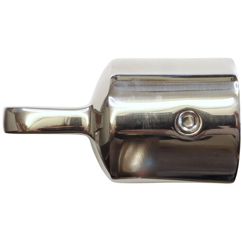 product image for Stainless Steel Tube End Cap With Mounting Hole, in 316 Stainless Steel