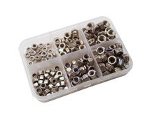 Kit Box Of 316 Stainless Steel Nuts, Smaller Sizes