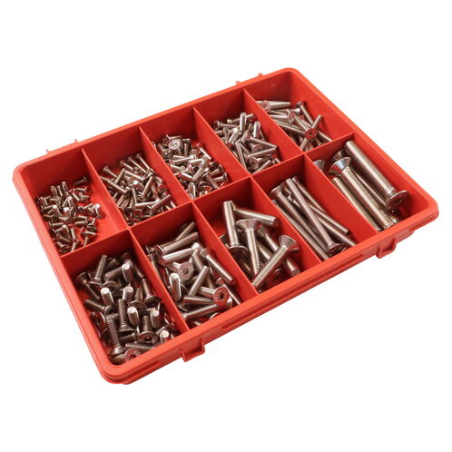 product image for Kit Box Of 316 Stainless Steel Countersunk Socket Set Screws / Bolts