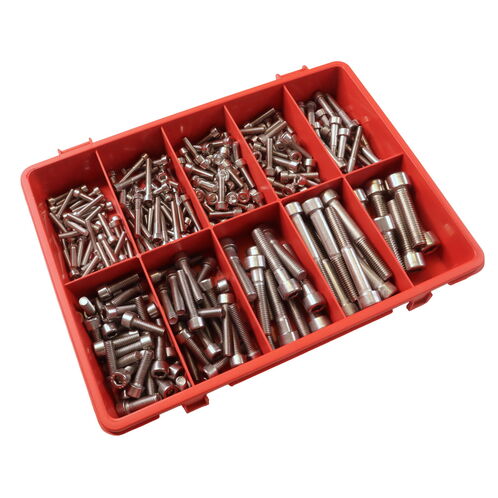 product image for Kit Box Of 316 Stainless Steel Socket Caphead Set Screws / Bolts