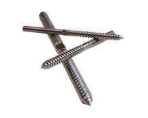 316 Stainless Steel Metric Stud With Wood Screw Thread / Terminal Connection