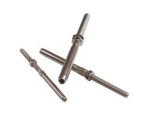 Swage Stud End Fitting For Wire Rope, 316 Stainless Steel Swage Fitting, With Metric Thread
