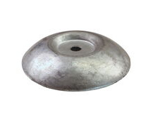 Heavy-Duty Zinc Flange Anode, Range Of Sizes, To Protect Rudders, Trim Tabs & Other Metallic Parts