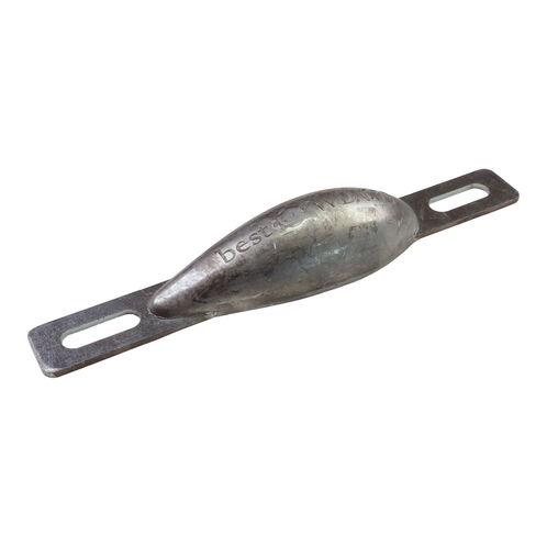product image for Zinc Sacrificial Anode, Water-Drop Shape, Smooth Moulded Shape For Less Drag, 500g