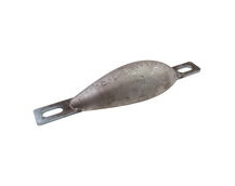 Aluminium Sacrificial Anode, Water-Drop Shape, Smooth Moulded Shape For Less Drag, 1kg