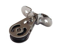 Stainless Steel Small Pulley Block, With Screw Mounting Plate And Swivel