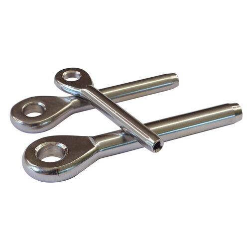 product image for Swage Eye End Fitting For Wire Rope, 316 Stainless Steel Swage Fitting, With Eye End