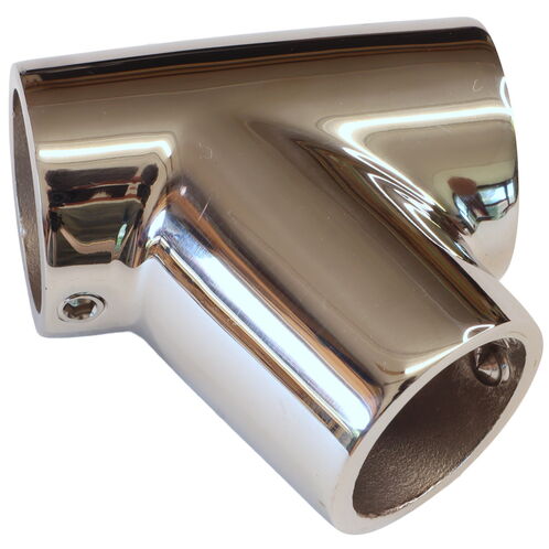 product image for Stainless Steel Tubular 60-Degree T-Fitting (Tee Fitting), For Joining Tubing, Made From 316 Stainless