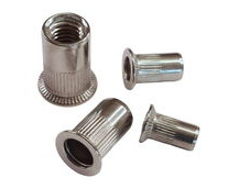 316 Stainless Steel Rivnuts (Countersunk), Metric Threaded Nuts For Permanent Riveting in Place