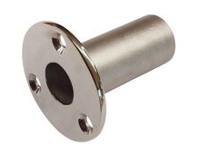 Recessed Deck Tube Holder, Canopy Frame Mounting In 316 Stainless Steel, Ideal For Canopy Frames / Bini Frames for 22mm Tubes