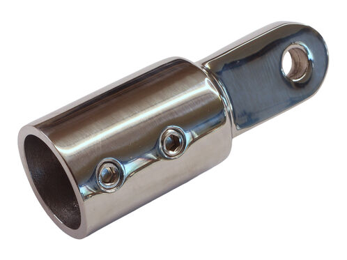 product image for Stainless Steel Tube End Cap, Made From 316 Stainless, With 2 Grub Screw Fixings, Choice Of Diameters