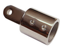 Stainless Steel Tube End Cap, Made From 316 Stainless, With 2 Grub Screw Fixings, Choice Of Diameters