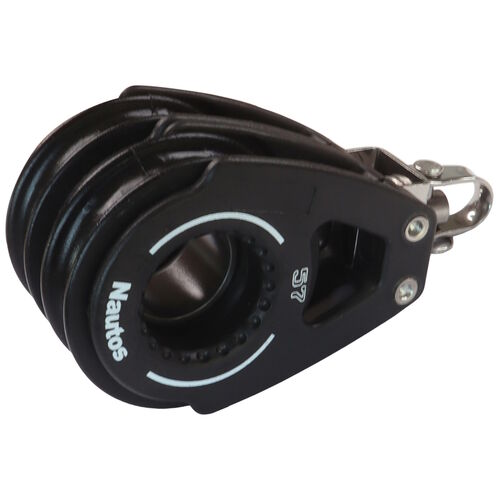 product image for Nautos Organic 57 Double Swivel Sailing Pulley Block With Ball Race