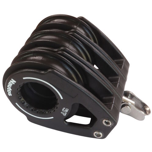 product image for Nautos Organic 57 Triple Swivel Sailing Pulley Block With Ball Race