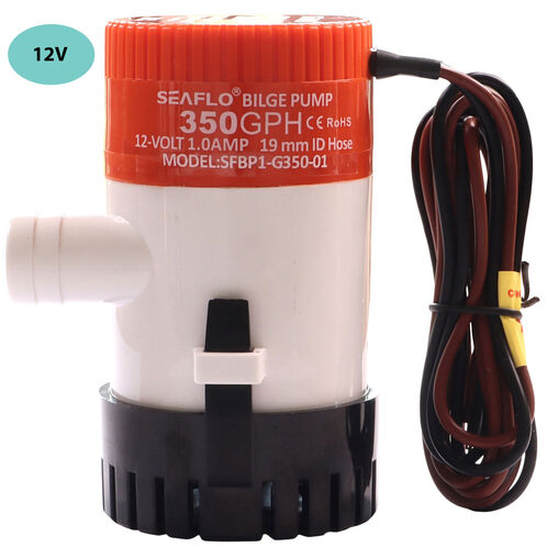 product image for SEAFLO 350 GPH Electric Bilge Pump / Submersible Pump / 12Volt Bilge Pump. Boat Bilge Pump