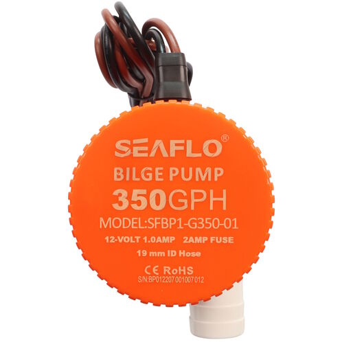 product image for SEAFLO 350 GPH Electric Bilge Pump / Submersible Pump / 12Volt Bilge Pump. Boat Bilge Pump
