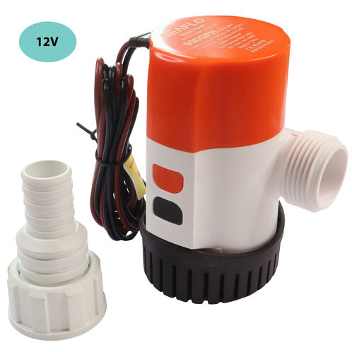 product image for 12V SEAFLO 600 GPH Electric Bilge Pump With Modular Quick Connect & Non-Return Valve