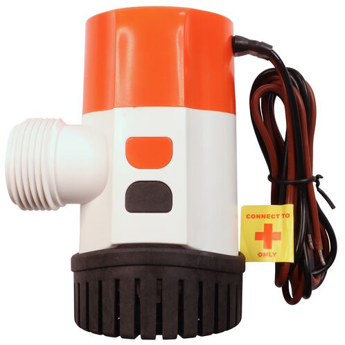 product image for 24V SEAFLO 600 GPH Electric Bilge Pump With Modular Quick Connect & Non-Return Valve