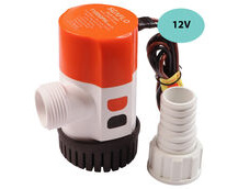 12V SEAFLO 1100 GPH Electric Bilge Pump With Modular Quick Connect and Non-Return Valve