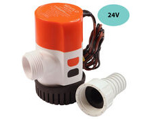 24V SEAFLO 1100 GPH Electric Bilge Pump With Modular Quick Connect and Non-Return Valve