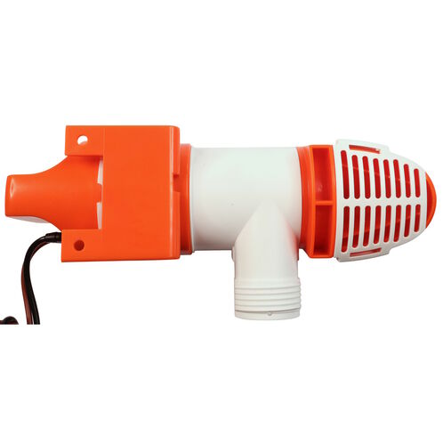 product image for SEAFLO 800 GPH Low Profile Non-Automatic Bilge Pump. Outlet and pump body can rotate 360 degrees / 12 Volts / Horizontal or Vertically Mounted