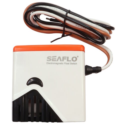 product image for SEAFLO Electromagnetic Float Switch / 12 Volts / Works with non-automatic bilge pumps up to 25 AMPS