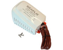 SEAFLO Bilge Pump Float Switch including Strainer Housing, 25A Rating (Mercury Free) Suitable in Fresh and Sea Water