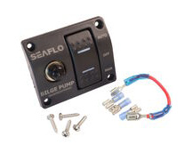 SEAFLO Plastic Bilge Pump Switch / 12 or 24 Volts / Switch Auto/Off/Manual / Fuse 15 AMP