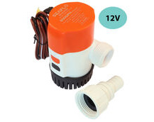 SEAFLO 800 GPH Electric Timer Sensing Automatic Bilge Pump / 12 Volt Boat Bilge Pump / Submersible and Ignition Protected.