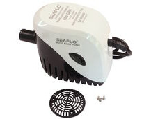 SEAFLO Enclosed Automatic Bilge Pump With Float Switch 600 GPH, 12V Submersible Pump