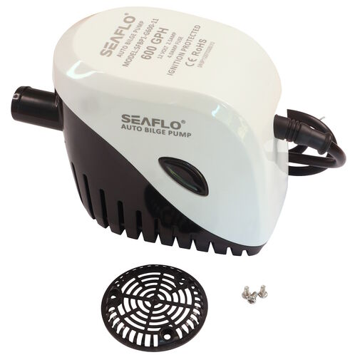 product image for SEAFLO Enclosed Automatic Bilge Pump With Float Switch 600 GPH, 12V Submersible Pump