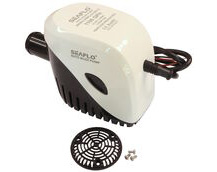 SEAFLO Enclosed Automatic Bilge Pump With Float Switch 1100 GPH, 12V Submersible Pump