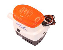 SEAFLO 750 GPH Mechanical Automatic Bilge Pump / Pump and Integral Float Switch / 12 Volt Bilge Pump/ Anti-Fouling Impeller