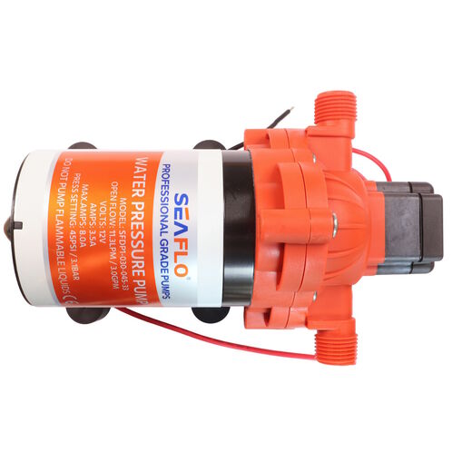 product image for SEAFLO Water Pressure Pump, 33-Series, 12 Volts, Self-Priming Pump, With Adjustable Pressure