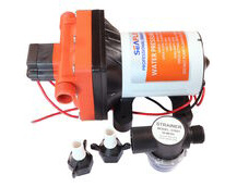 SEAFLO Water Pressure Pump- 42 Series, 24 Volts, 4-Chamber Diaphragm Pump, Adjustable Pressure Switch