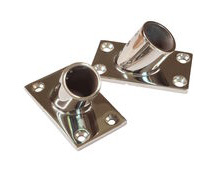 Tube Mounting Support, Flanged 316 Stainless Steel 60-Degree Tube Mounting Socket Options For 22mm Or 25mm Tube