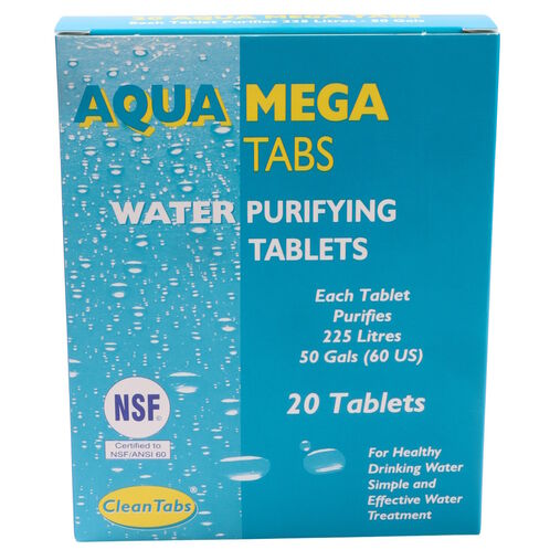 product image for Aqua Tabs, Water Purifying Tablets By Clean Tabs Ltd, Available In Various Pack Sizes 