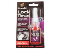 Lock Thread, 10ml Extra Value Pack, Liquid Thread-Locking Compound & Thread Sealer