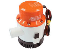 SEAFLO 3000 GPH Electric Bilge Pump / Non-Automatic / Submersible Pump / 12Volt