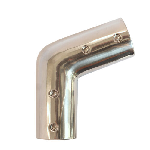 product image for Tube Elbow Fitting At 110 Degree Angle, 316 Grade Stainless Steel, Available In Sizes To Fit 22mm And 25mm Tube