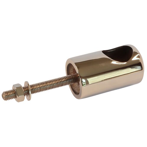 product image for Handrail Tube End Fitting With External Thread, Stainless Steel, Available In Sizes To Fit 22mm And 25mm Tube