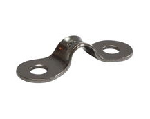 Small 316 Stainless Steel Deck Eye, With Smooth Finish 24mm Hole Centres