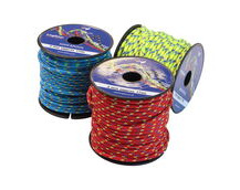 Polyester Braided 17-Metre Mini Spools, 3mm Diameter, In a Range Of Colour Combinations